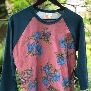 LuLaRoe baseball tee